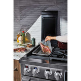 SKS 36" Dual-Fuel Pro Range with Sous Vide & Induction, Stainless Steel – SKSDR360SIS