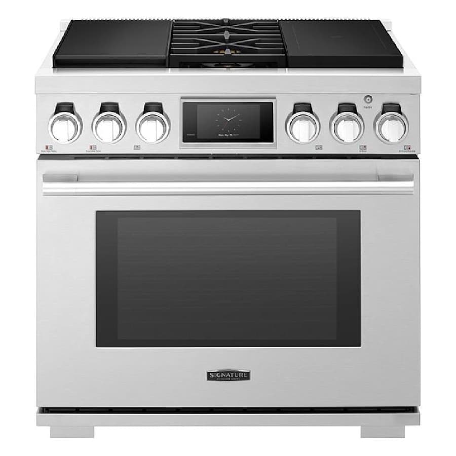 SKS 36" Dual-Fuel Pro Range with Sous Vide & Induction, Stainless Steel – SKSDR360SIS