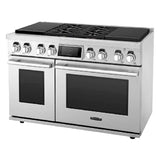 SKS 48" Dual-Fuel Pro Range with Sous Vide & Induction, Stainless Steel – SKSDR480SIS