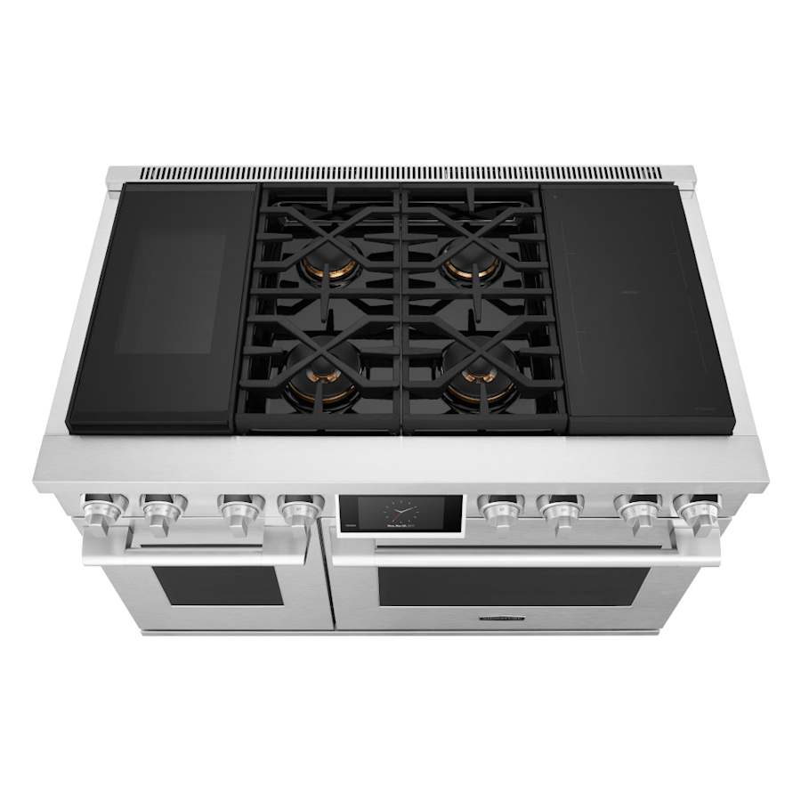 SKS 48" Dual-Fuel Pro Range with Sous Vide & Induction, Stainless Steel – SKSDR480SIS