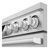 SKS 48" Dual-Fuel Pro Range with Sous Vide & Induction, Stainless Steel – SKSDR480SIS