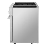 SKS 48" Dual-Fuel Pro Range with Sous Vide & Induction, Stainless Steel – SKSDR480SIS