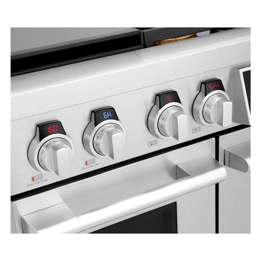 SKS 48" Dual-Fuel Pro Range with Sous Vide & Induction, Stainless Steel – SKSDR480SIS