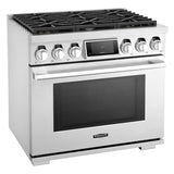SKS 36" Gas Pro Range with 6 Burners, Stainless Steel – SKSGR360S