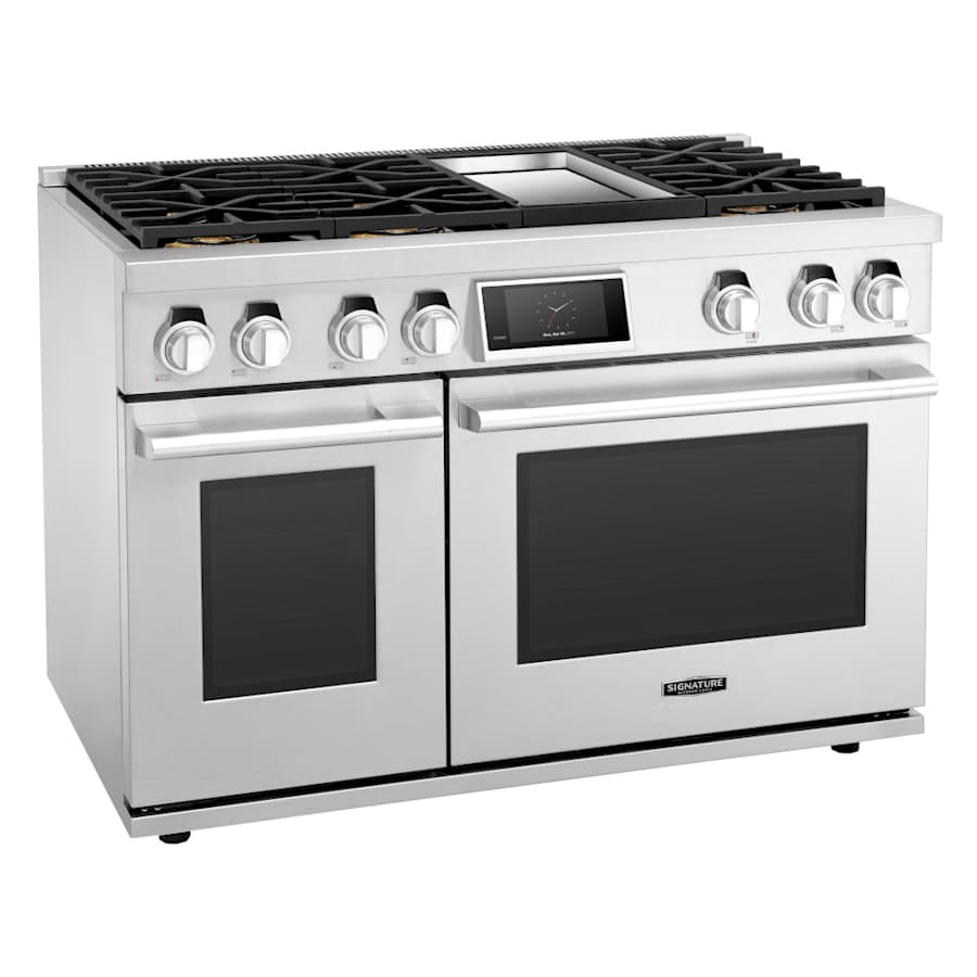 SKS 48" Gas Pro Range with 6 Burners & Griddle, Stainless Steel – SKSGR480GS