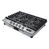 SKS 30" Gas Cooktop with 5 Brass Burners, Stainless Steel – SKSGT3054S