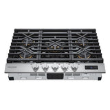 SKS 30" Gas Cooktop with 5 Brass Burners, Stainless Steel – SKSGT3054S