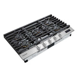 SKS 36" Gas Cooktop with 5 Sealed Burners, Stainless Steel – SKSGC360S