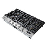 SKS 36" Gas Cooktop with 5 Sealed Burners, Stainless Steel – SKSGC360S