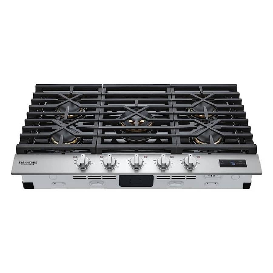 SKS 36" Gas Cooktop with 5 Sealed Burners, Stainless Steel – SKSGC360S