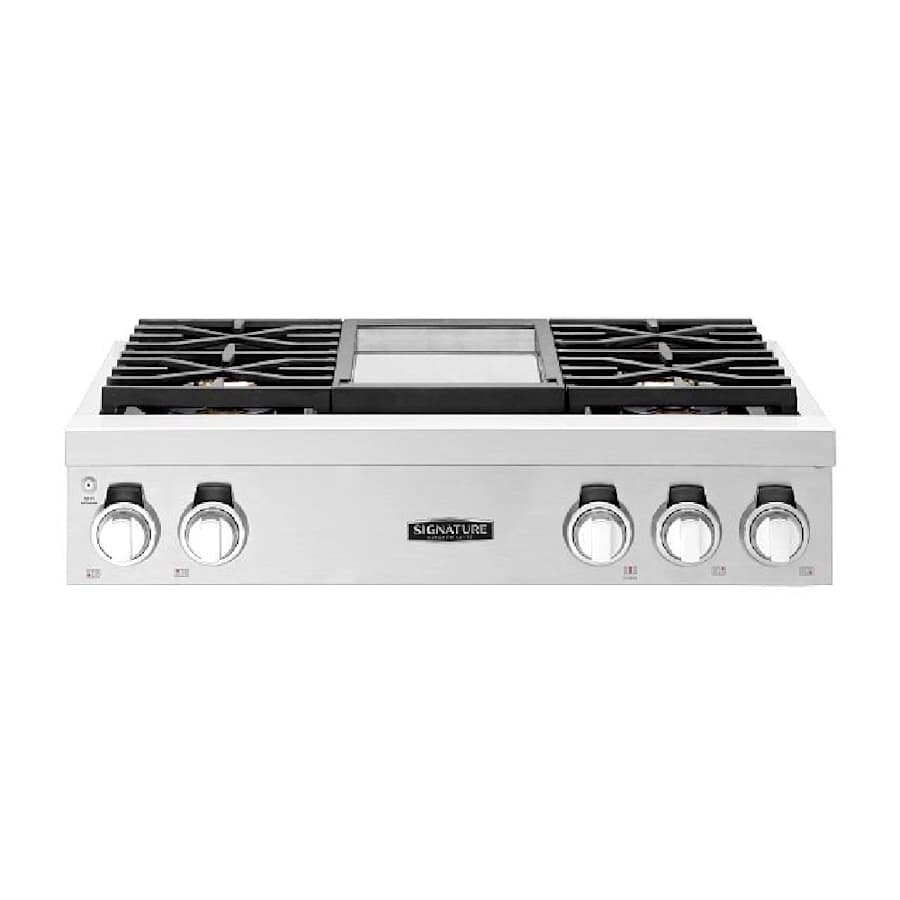 SKS 36" Gas Pro Rangetop with 4 Burners & Griddle, Stainless Steel – SKSRT360GS