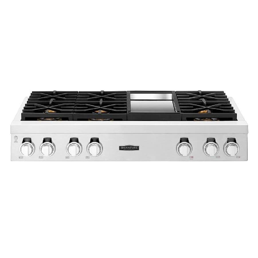 SKS 48" Gas Pro Rangetop with 6 Burners & Griddle, Stainless Steel – SKSGT486GS