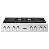 SKS 48" Dual‑Fuel Pro Rangetop with Sous Vide & Induction, Stainless Steel – SKSRT480SIS