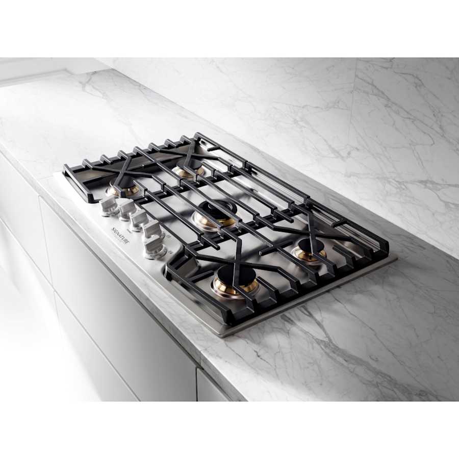 SKS 30" Gas Cooktop with 5 Brass Burners, Stainless Steel – SKSGT3054S