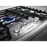 SKS 36" Gas Cooktop with 5 Brass Burners, Stainless Steel – SKSGT3654S