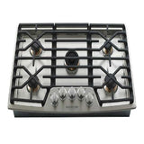 SKS 36" Gas Cooktop with 5 Brass Burners, Stainless Steel – SKSGT3654S