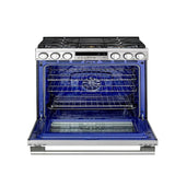 SKS 30" Gas Slide‑in Oven Range, Stainless Steel – UPSG3014ST