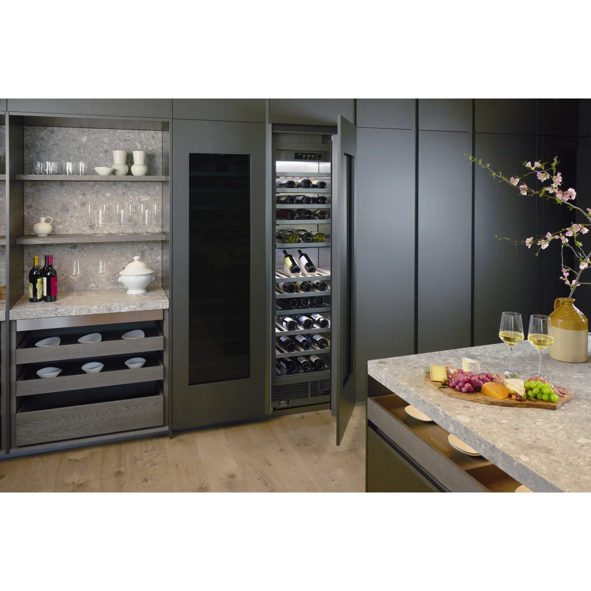 SKS 24-inch Integrated Column Wine Refrigerator - SKSCW241RP