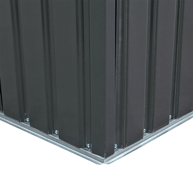 Small Outdoor Garden Backyard Storage Tool Shed W/ Sliding Door, 4'x7'