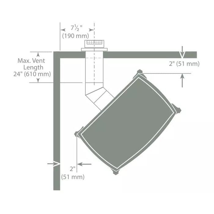 Vermont Castings Intrepid Direct Vent Gas Stove - INDVRCBSB