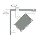 Vermont Castings Intrepid Direct Vent Gas Stove - INDVRCBSB