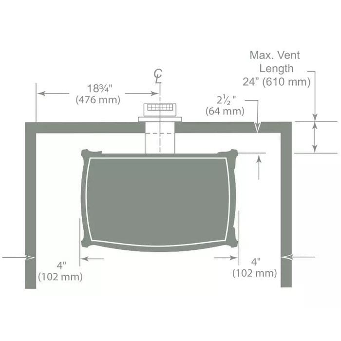 Vermont Castings Intrepid Direct Vent Gas Stove - INDVRCBSB