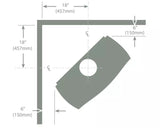 Vermont Castings Radiance Direct Vent Gas Stove with IntelliFire Ignition - RADVT-IFT