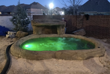 Natural Spas Sunset Lagoon In Ground Hot Tub and Spa