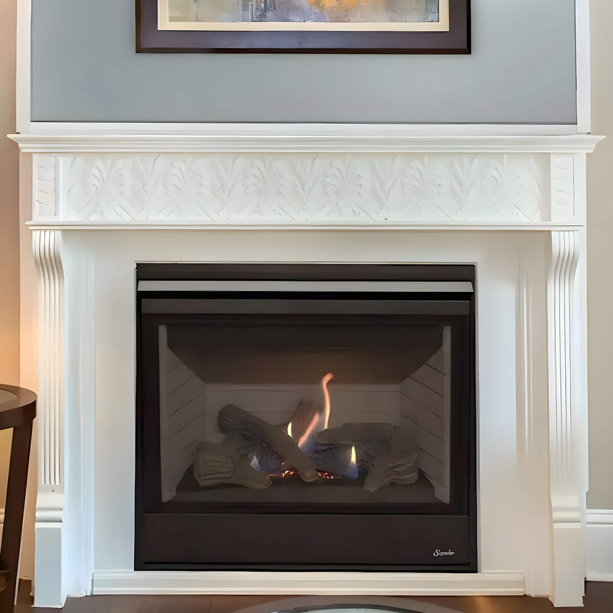 Superior Fireplaces 35" Direct Vent Traditional Gas Fireplace With Battery Backup [DRT2035R/TEP-C]