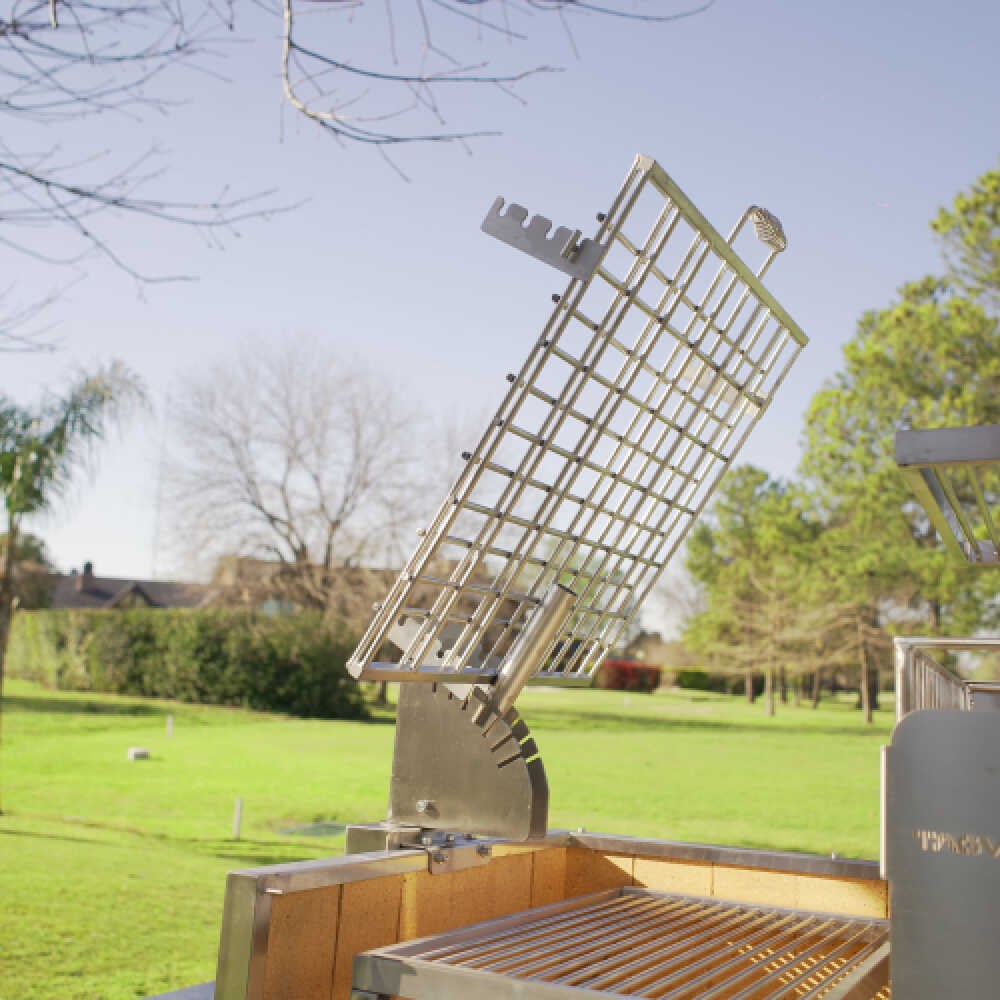 Tagwood BBQ Argentine Santa Maria Wood Fire & Charcoal Gaucho Grill, 91" [BBQ26SS]