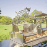 Tagwood BBQ Argentine Santa Maria Wood Fire & Charcoal Gaucho Grill, 91" [BBQ26SS]