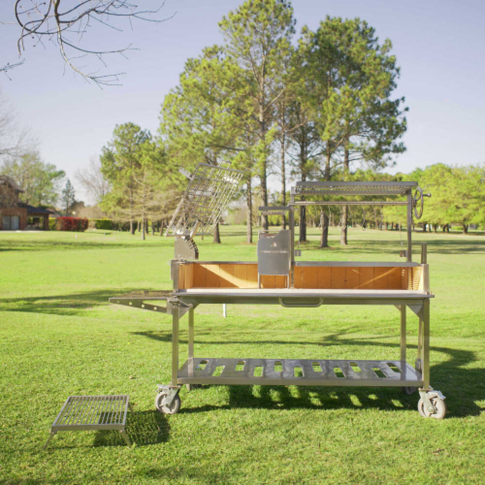 Tagwood BBQ Argentine Santa Maria Wood Fire & Charcoal Gaucho Grill, 91" [BBQ26SS]