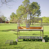 Tagwood BBQ Argentine Santa Maria Wood Fire & Charcoal Gaucho Grill, 91" [BBQ26SS]