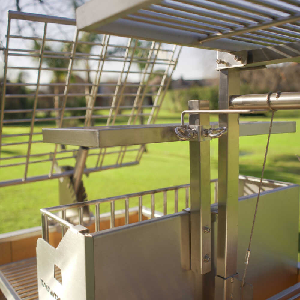 Tagwood BBQ Argentine Santa Maria Wood Fire & Charcoal Gaucho Grill, 91" [BBQ26SS]