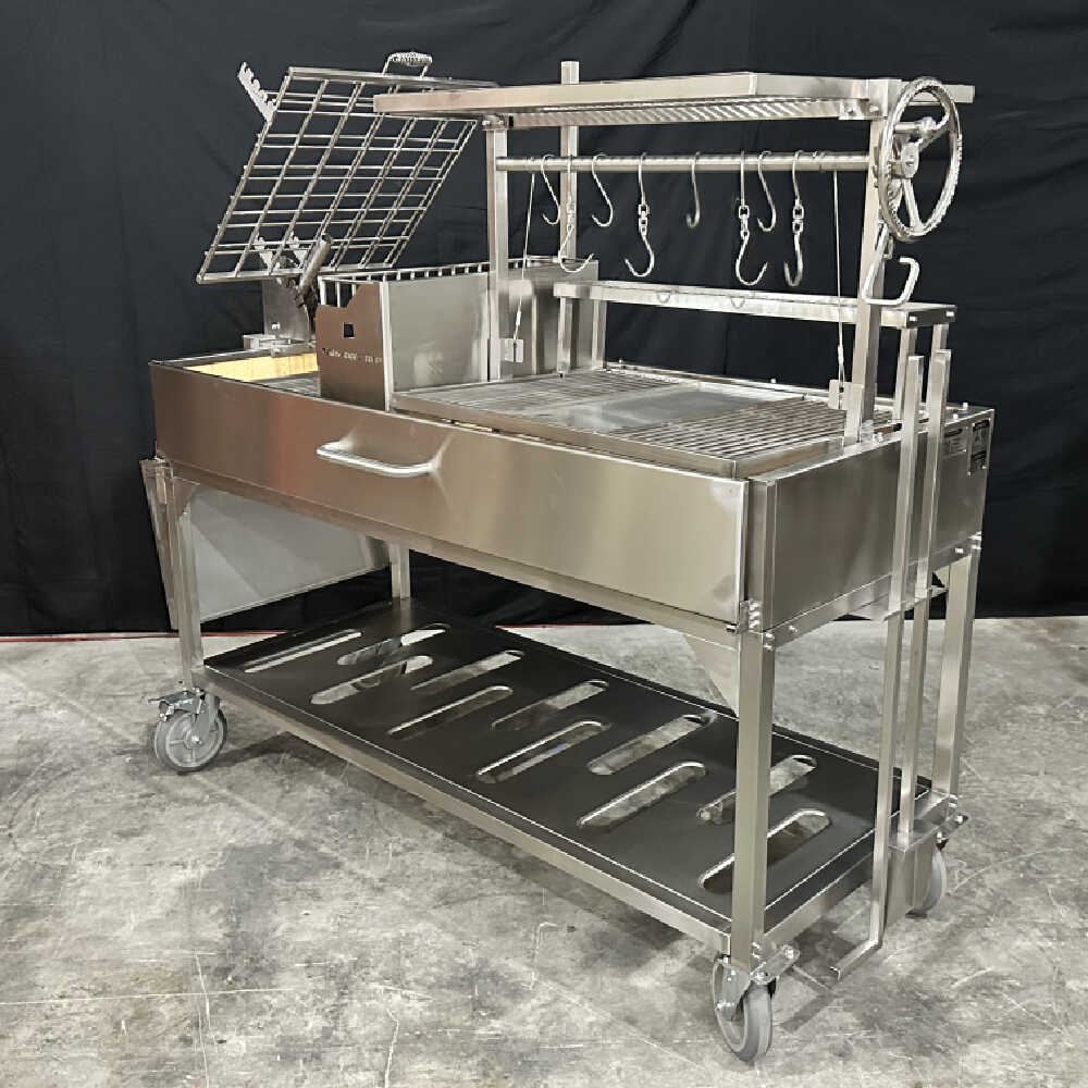 Tagwood BBQ Argentine Santa Maria Wood Fire & Charcoal Gaucho Grill, 91" [BBQ26SS]