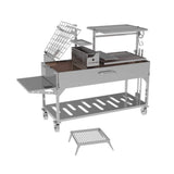 Tagwood BBQ Argentine Santa Maria Wood Fire & Charcoal Gaucho Grill, 91" [BBQ26SS]