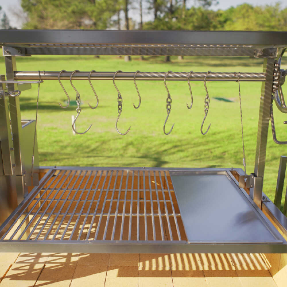 Tagwood BBQ Argentine Santa Maria Wood Fire & Charcoal Gaucho Grill, 91" [BBQ26SS]