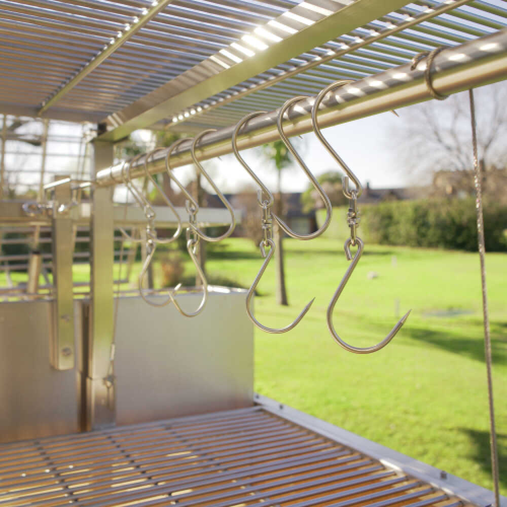 Tagwood BBQ Argentine Santa Maria Wood Fire & Charcoal Gaucho Grill, 91" [BBQ26SS]