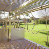 Tagwood BBQ Argentine Santa Maria Wood Fire & Charcoal Gaucho Grill, 91" [BBQ26SS]