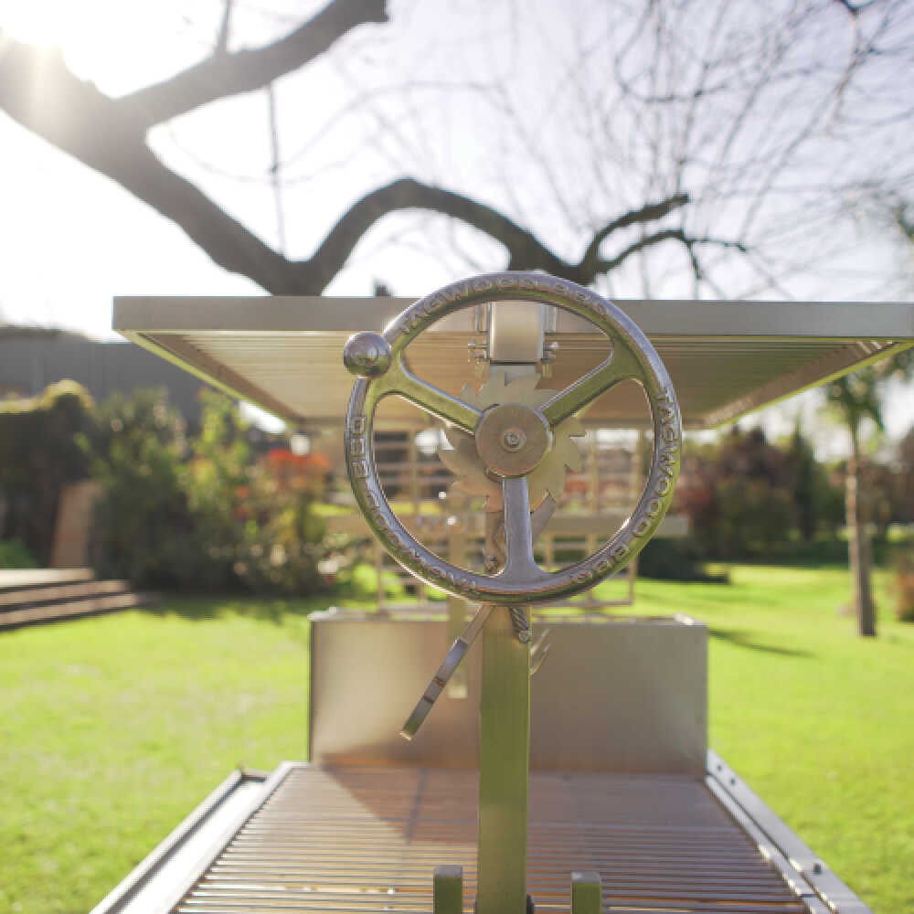 Tagwood BBQ Argentine Santa Maria Wood Fire & Charcoal Gaucho Grill, 91" [BBQ26SS]