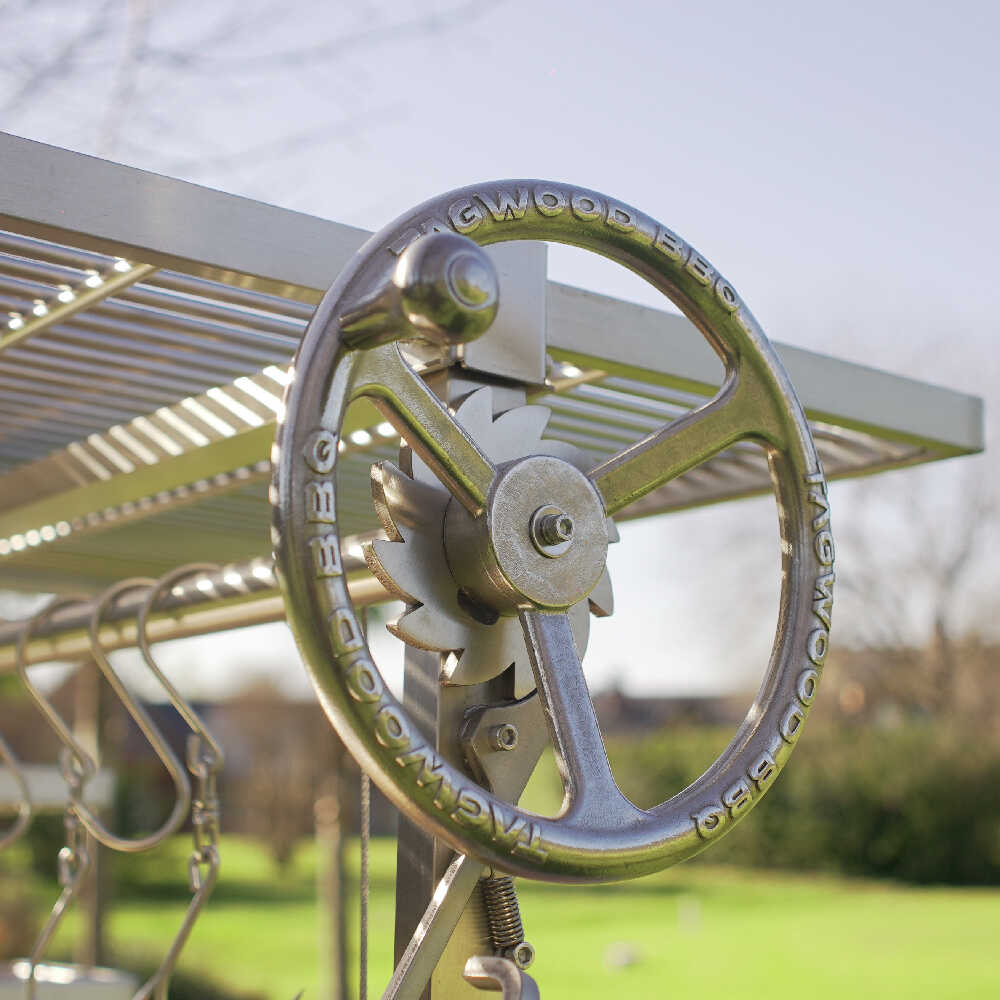 Tagwood BBQ Argentine Santa Maria Wood Fire & Charcoal Gaucho Grill, 91" [BBQ26SS]