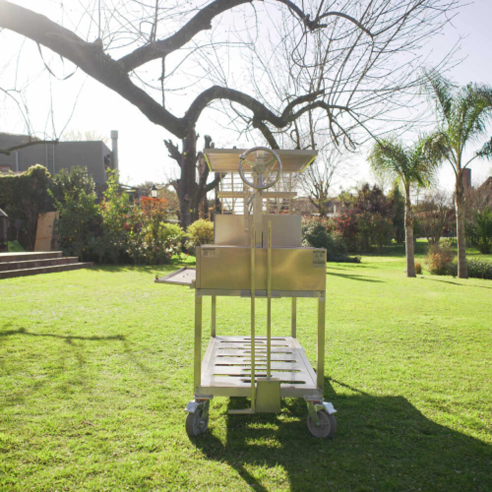 Tagwood BBQ Argentine Santa Maria Wood Fire & Charcoal Gaucho Grill, 91" [BBQ26SS]