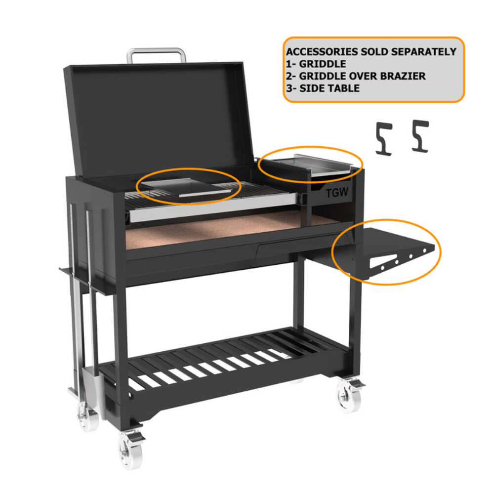Tagwood BBQ Argentine Wood Fire & Charcoal Gaucho Grill [BBQ18SI]