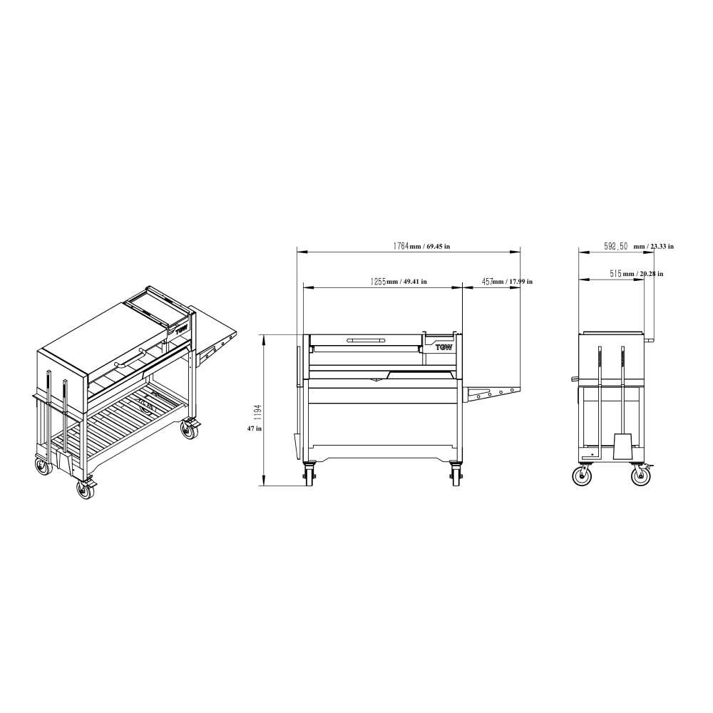 Tagwood BBQ Argentine Wood Fire & Charcoal Gaucho Grill [BBQ18SI]