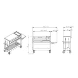Tagwood BBQ Argentine Wood Fire & Charcoal Gaucho Grill [BBQ18SI]