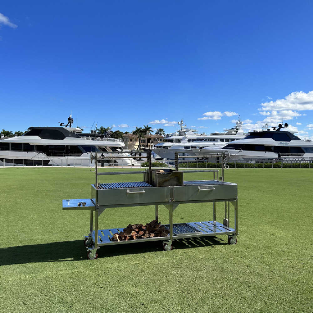 Tagwood BBQ Argentine Santa Maria Wood Fire & Charcoal Gaucho Grill [BBQ24SS]