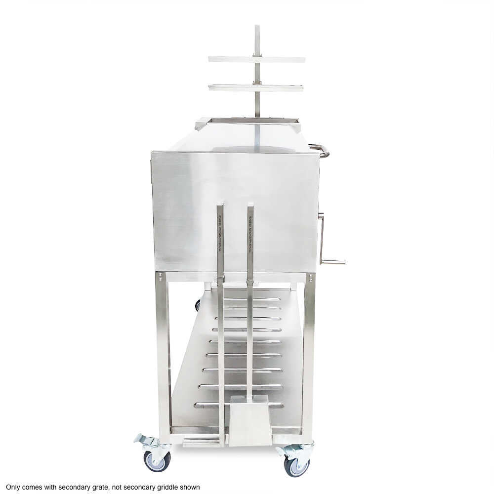 Tagwood BBQ Argentine Santa Maria Wood Fire & Charcoal Gaucho Grill With Top Lid [BBQ01SS]