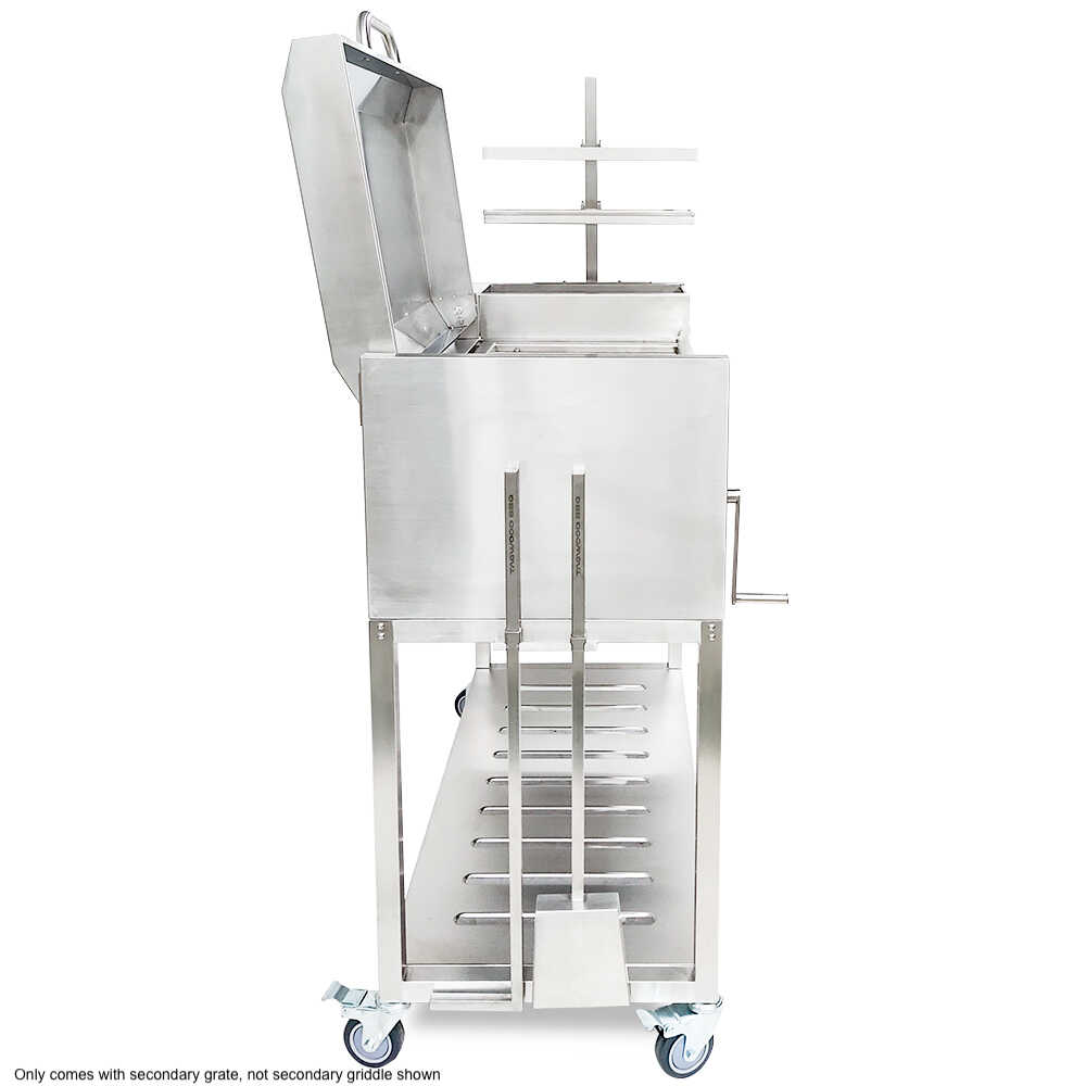 Tagwood BBQ Argentine Santa Maria Wood Fire & Charcoal Gaucho Grill With Top Lid [BBQ01SS]