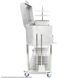 Tagwood BBQ Argentine Santa Maria Wood Fire & Charcoal Gaucho Grill With Top Lid [BBQ01SS]