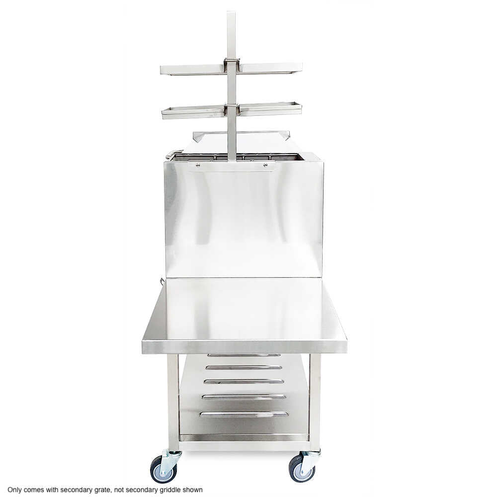 Tagwood BBQ Argentine Santa Maria Wood Fire & Charcoal Gaucho Grill With Top Lid [BBQ01SS]
